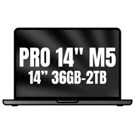 Apple MacBook Pro 14" con chip M5 Max, 18-Core CPU, 36 GB RAM, 2 TB SSD, 32-Core GPU - Negro Espacial (MGDU4Y/A)